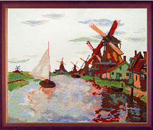 Вышивка З-008 Ветряные мельницы