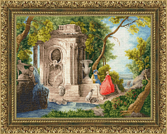 Вышивка МК-056 Сцена в парке 1740 г. Вышивка МК-056 Сцена в парке 1740 г.