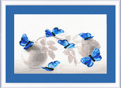 Вышивка СЖ-028 Лазурный вальс Вышивка СЖ-028 Лазурный вальс
